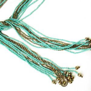 Vintage Jewelry - Turquoise Bead Necklace Extra Long 54" Vintage Jewelry - Turquoise Bead Necklace Extra Long 54"